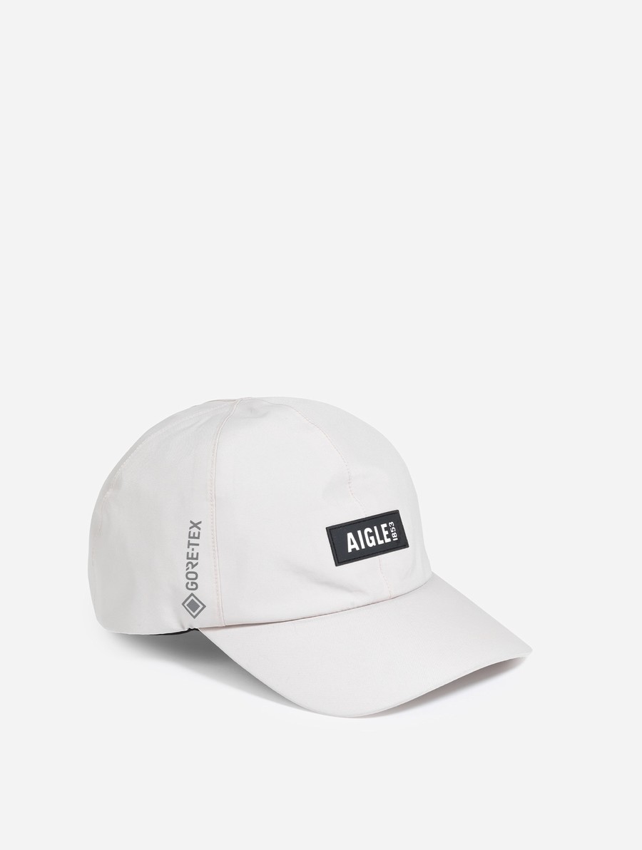 Aigle Adjustable Gore-tex Iconic Caps Heren Wit | GY420