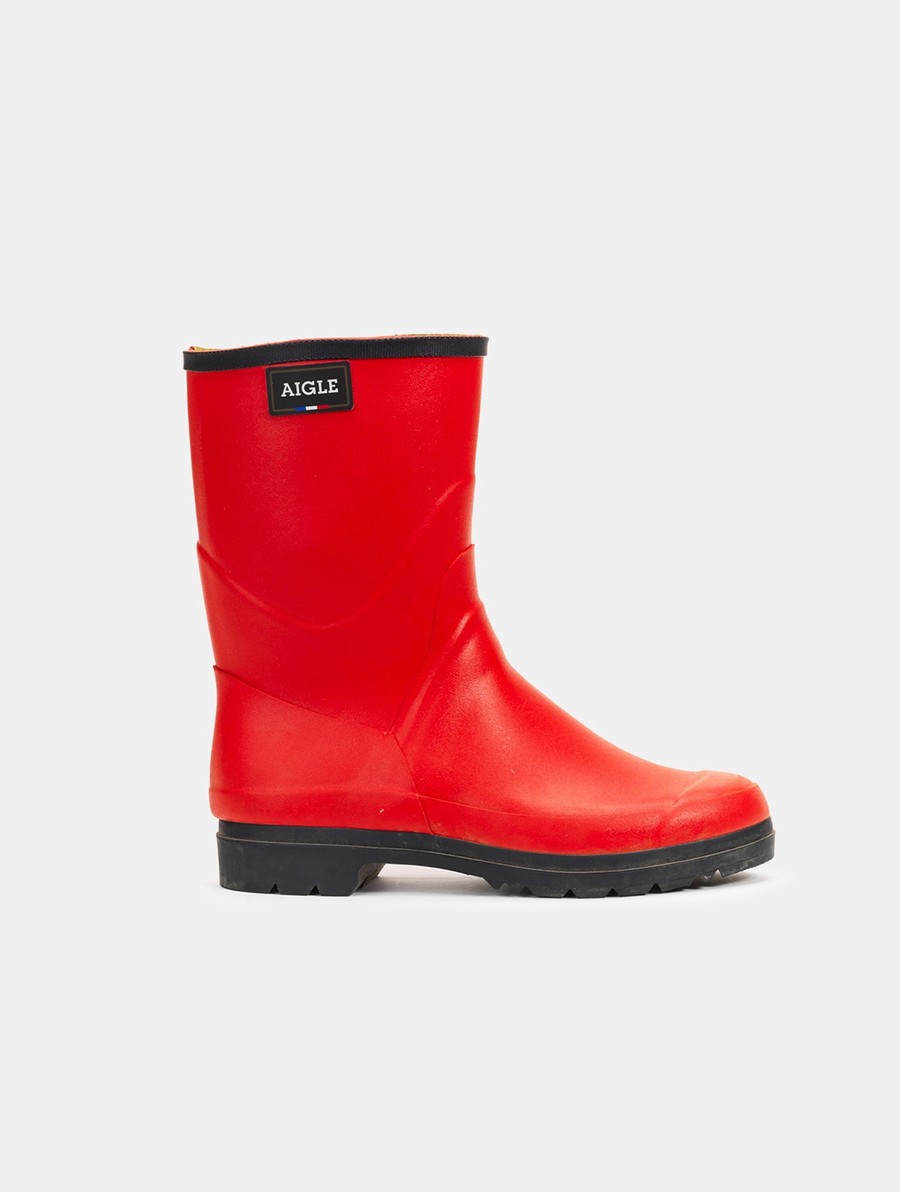 Aigle Ankle Regenlaarzen Dames Rood | BI394