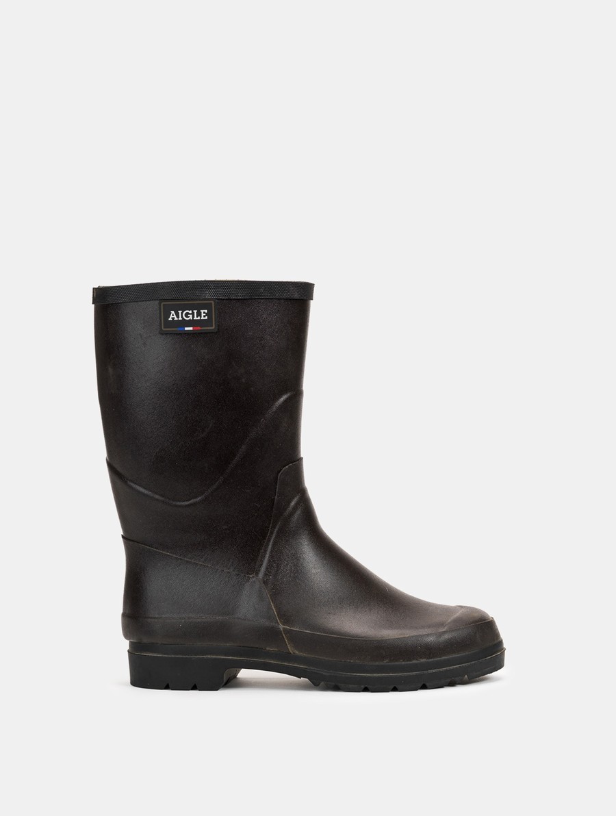 Aigle Ankle Regenlaarzen Dames Zwart | ST144