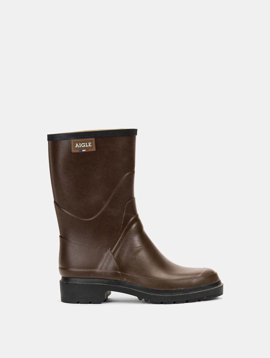 Aigle Ankle Regenlaarzen Heren Bruin | XV842
