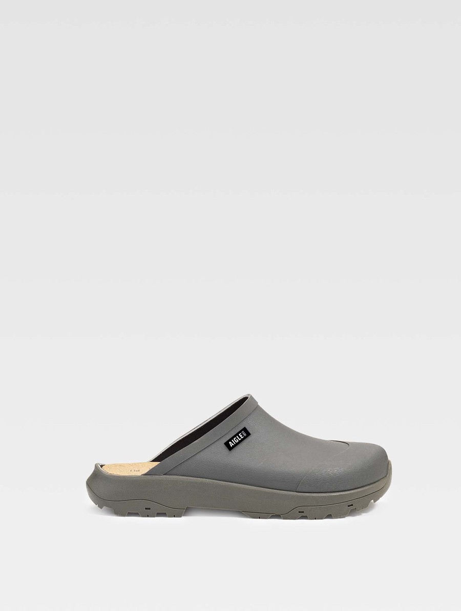 Aigle Authentic Klompen Heren Grijs | JC199