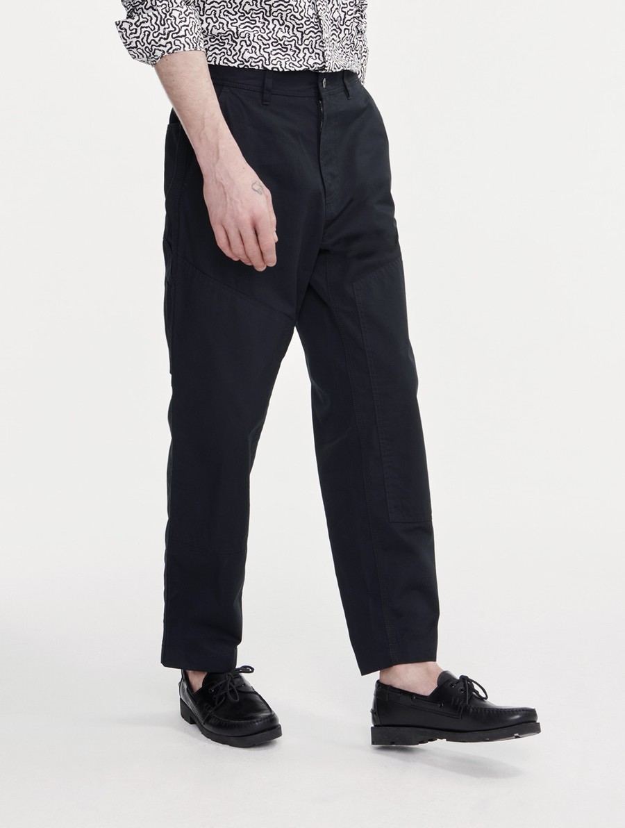 Aigle Carpenter Broken Twill Broek Heren Zwart | AB085