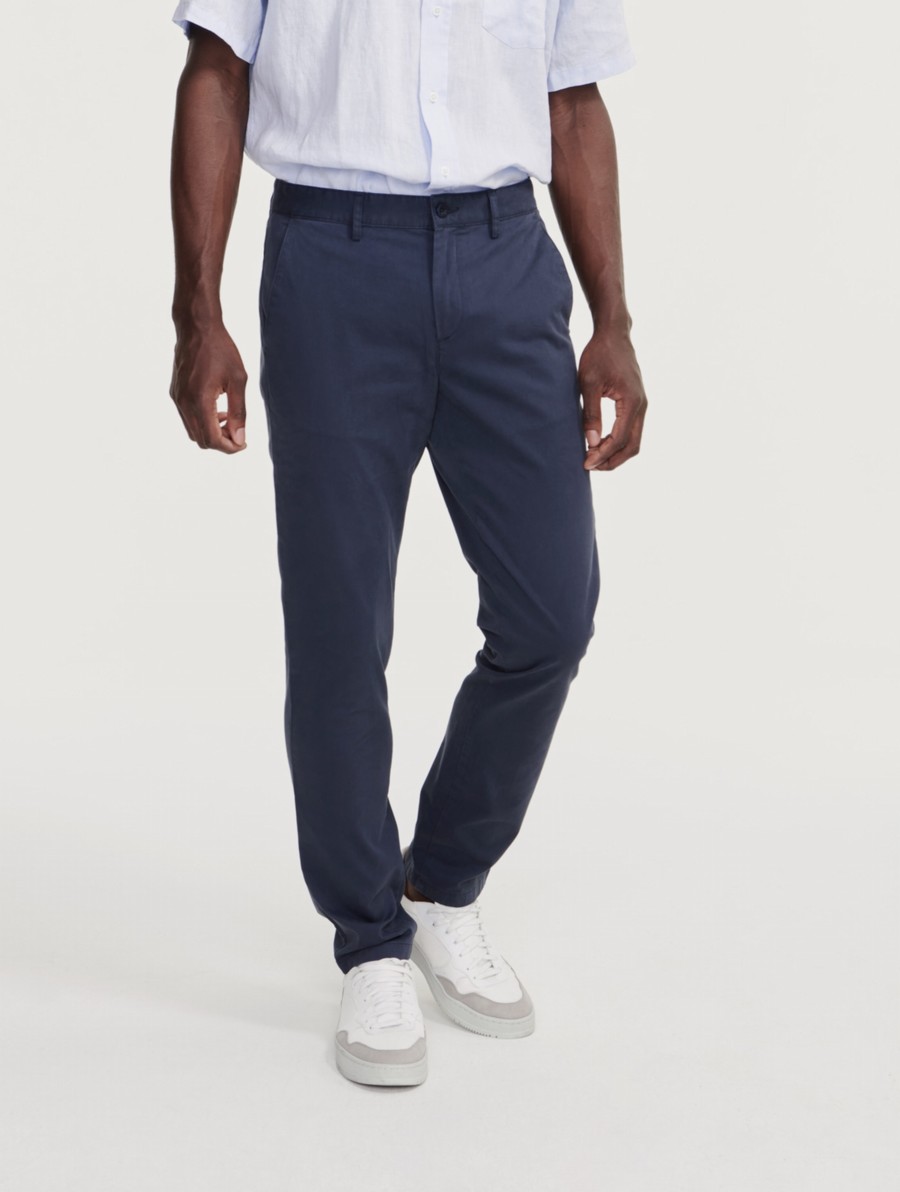 Aigle Chino Broek Heren Donkerblauw | JO441