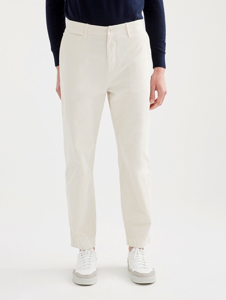 Aigle Chino Broek Heren Wit | NU123