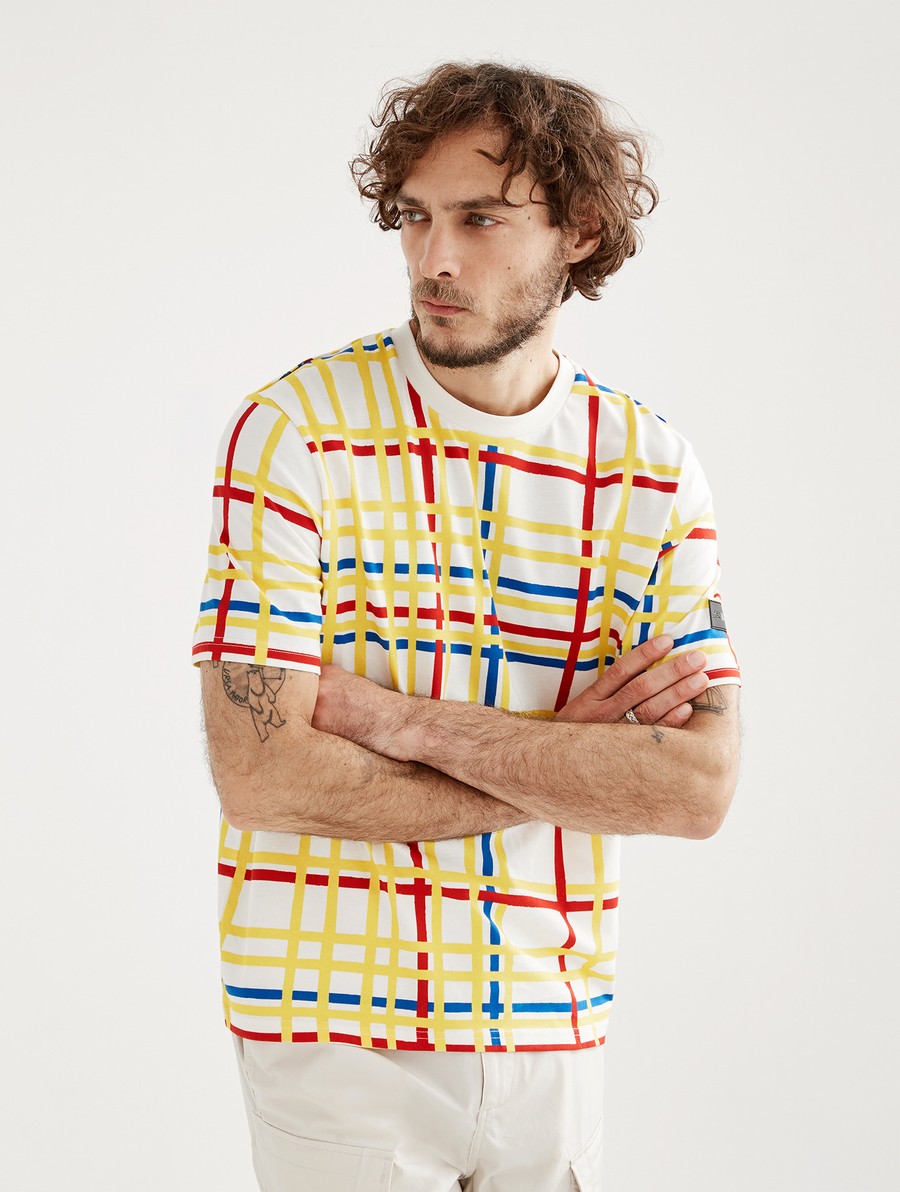 Aigle Crew Neck T-shirts Heren Gekleurd | QB211