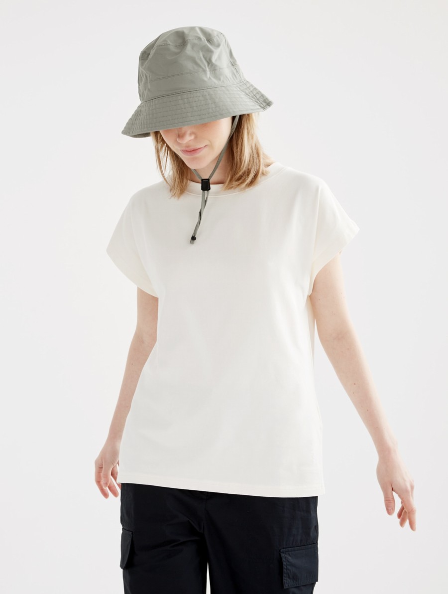 Aigle Drop Shoulder T-shirts Dames Wit | AG193