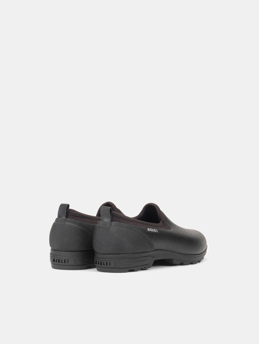 Aigle Dual-material Closed Slip On Heren Zwart | PF742