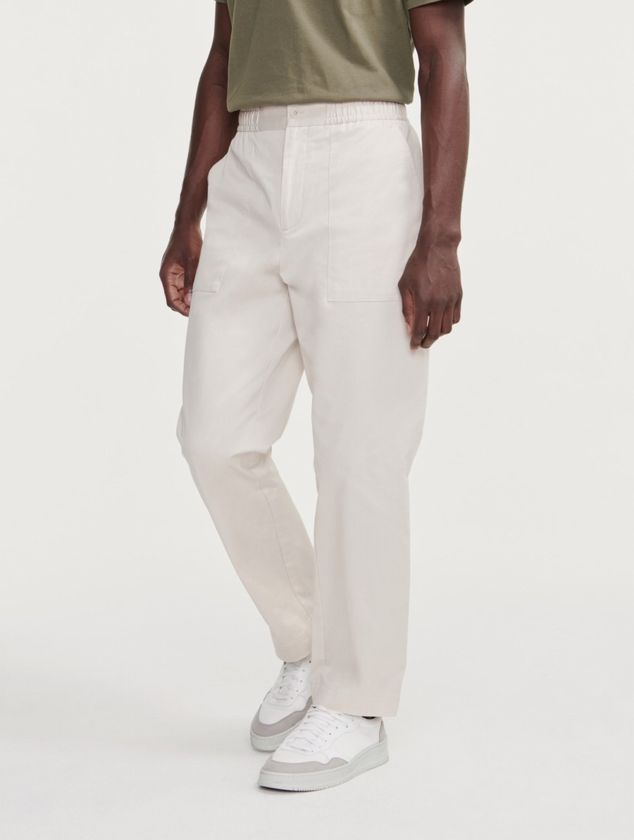 Aigle Elasticated Taille Dry Fast Broek Heren Wit | OL230
