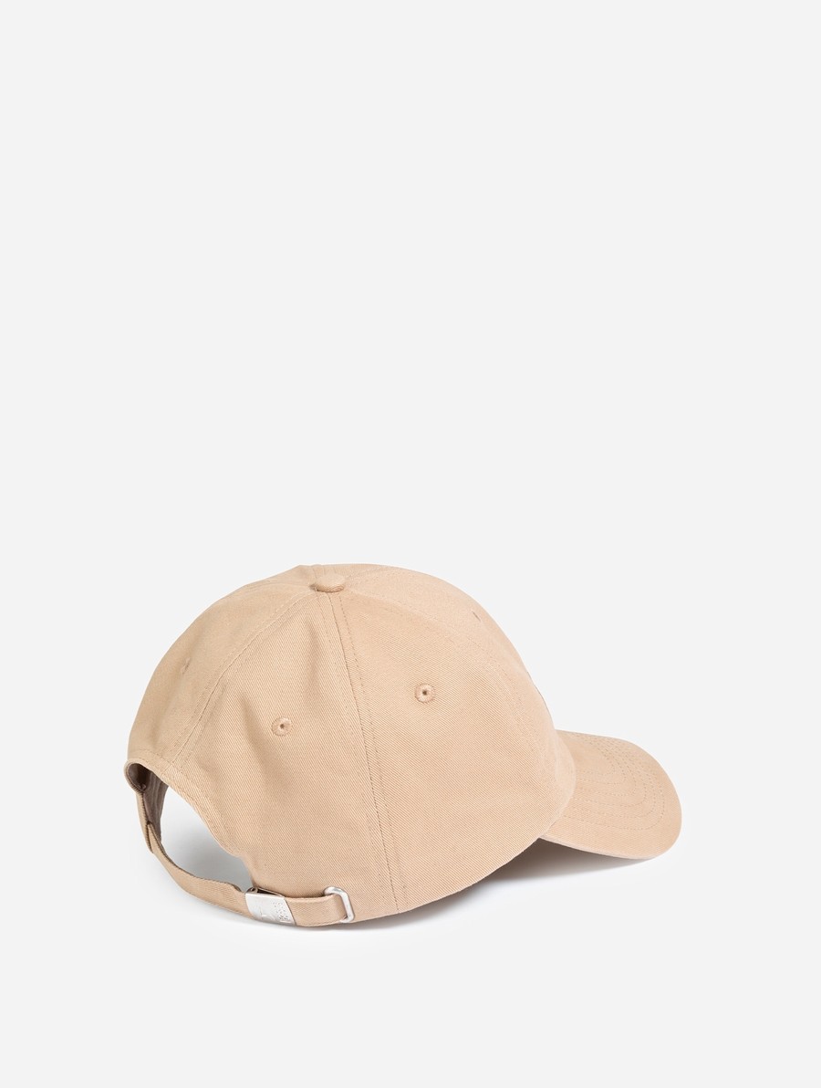 Aigle Embroidered Iconic Caps Dames Beige | QM942