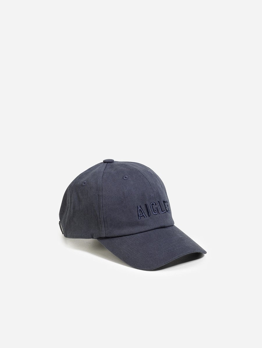 Aigle Embroidered Iconic Caps Heren Donkerblauw | OA913