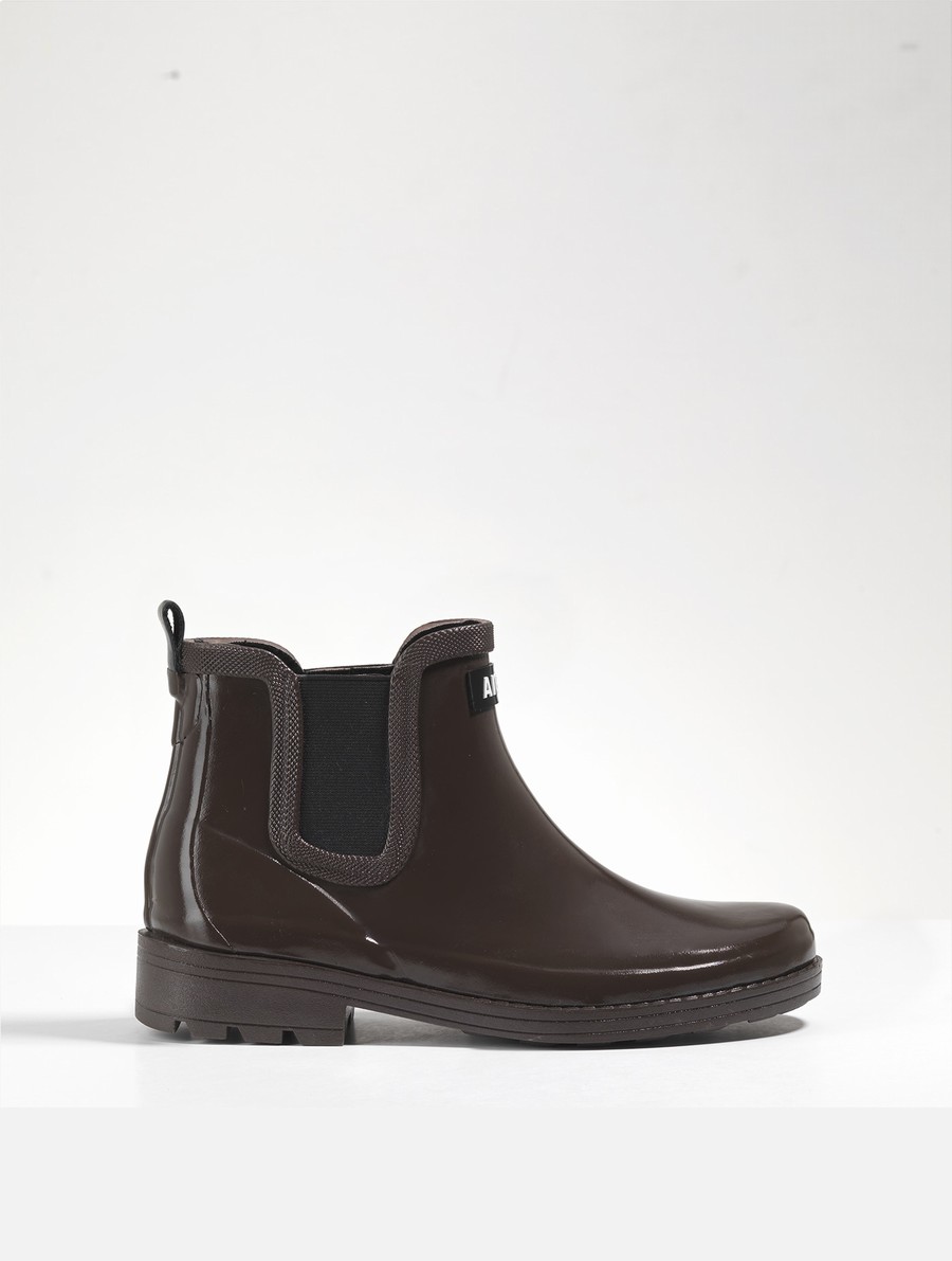 Aigle Equestrian-inspired Ankle Regenlaarzen Dames Koffie | NC367