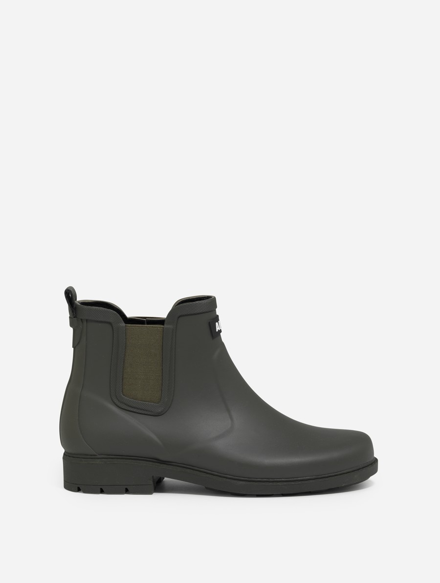 Aigle Equestrian-inspired Enkellaars Heren Olijfgroen | XP773