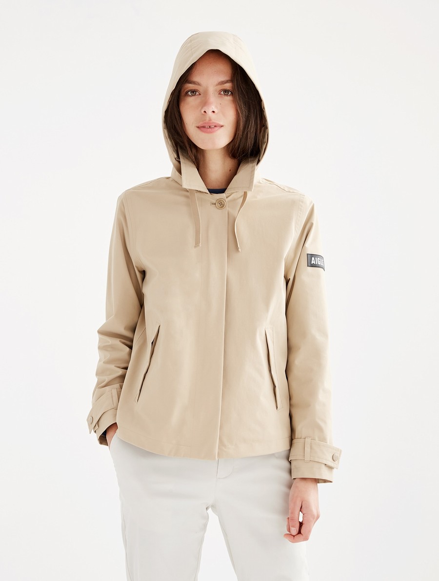 Aigle Gore-tex Detach Hood Jassen Dames Beige | QW687