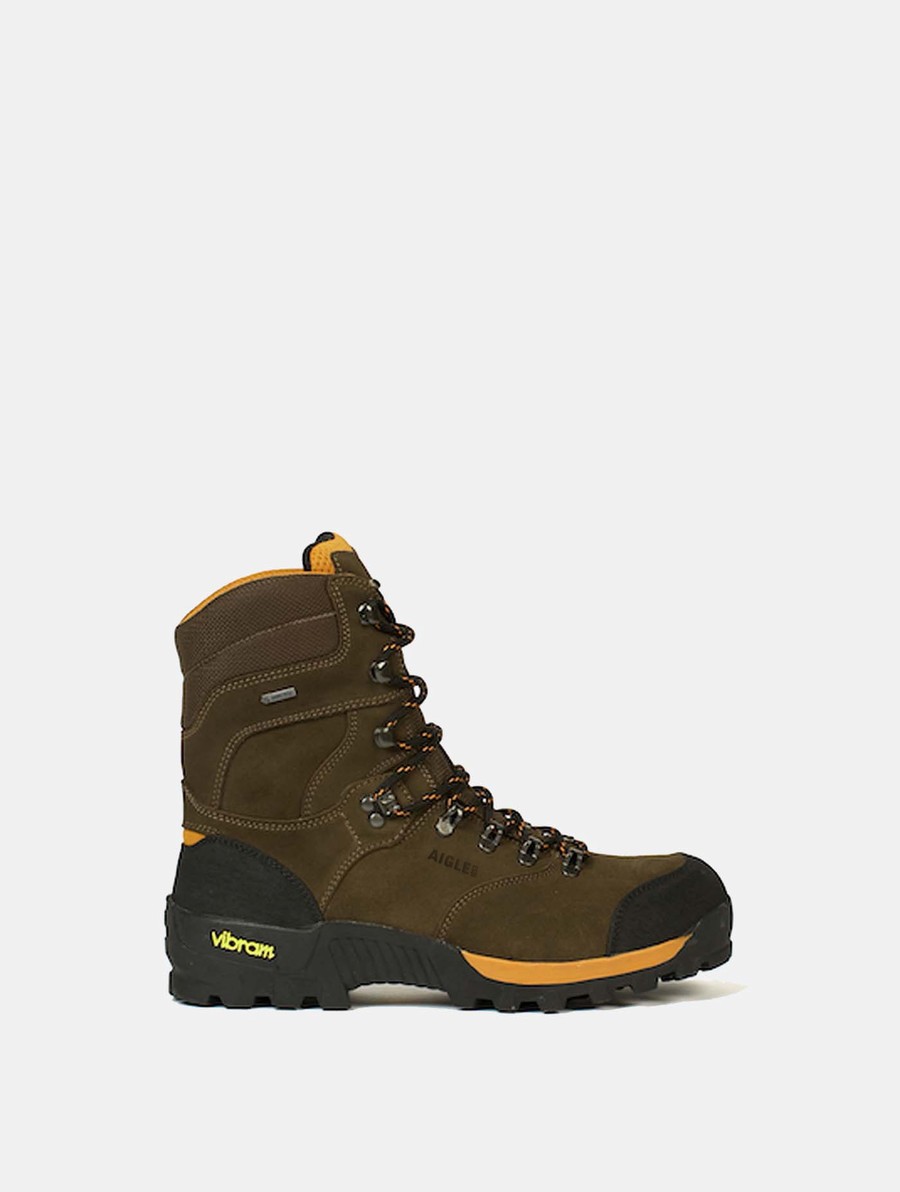 Aigle Gore-tex High-performance High-top Bergschoenen Heren Donkerbruin | WW624