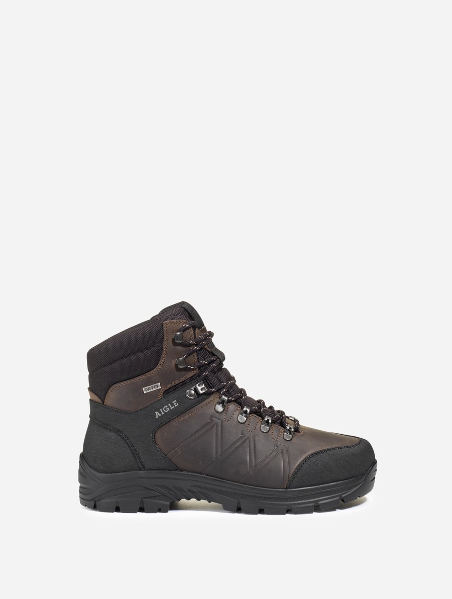 Aigle High-top For Any Activity Veiligheidslaarzen Heren Donkerbruin | LF286