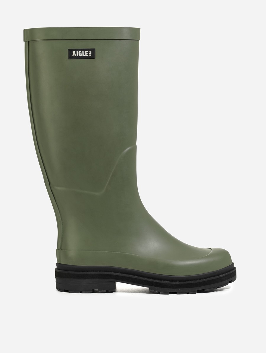Aigle Hybride Regenlaarzen Heren Groen | JC895