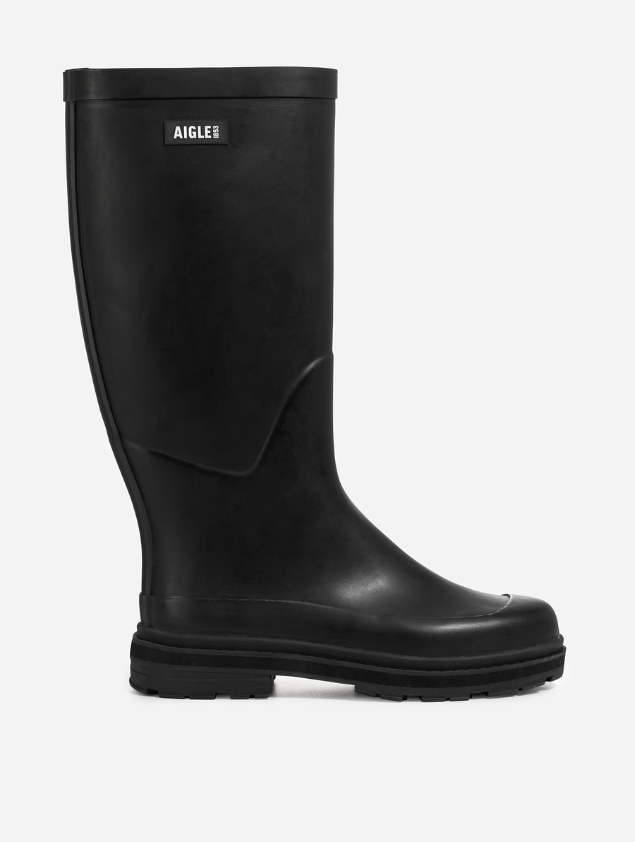 Aigle Hybride Regenlaarzen Heren Zwart | RI117
