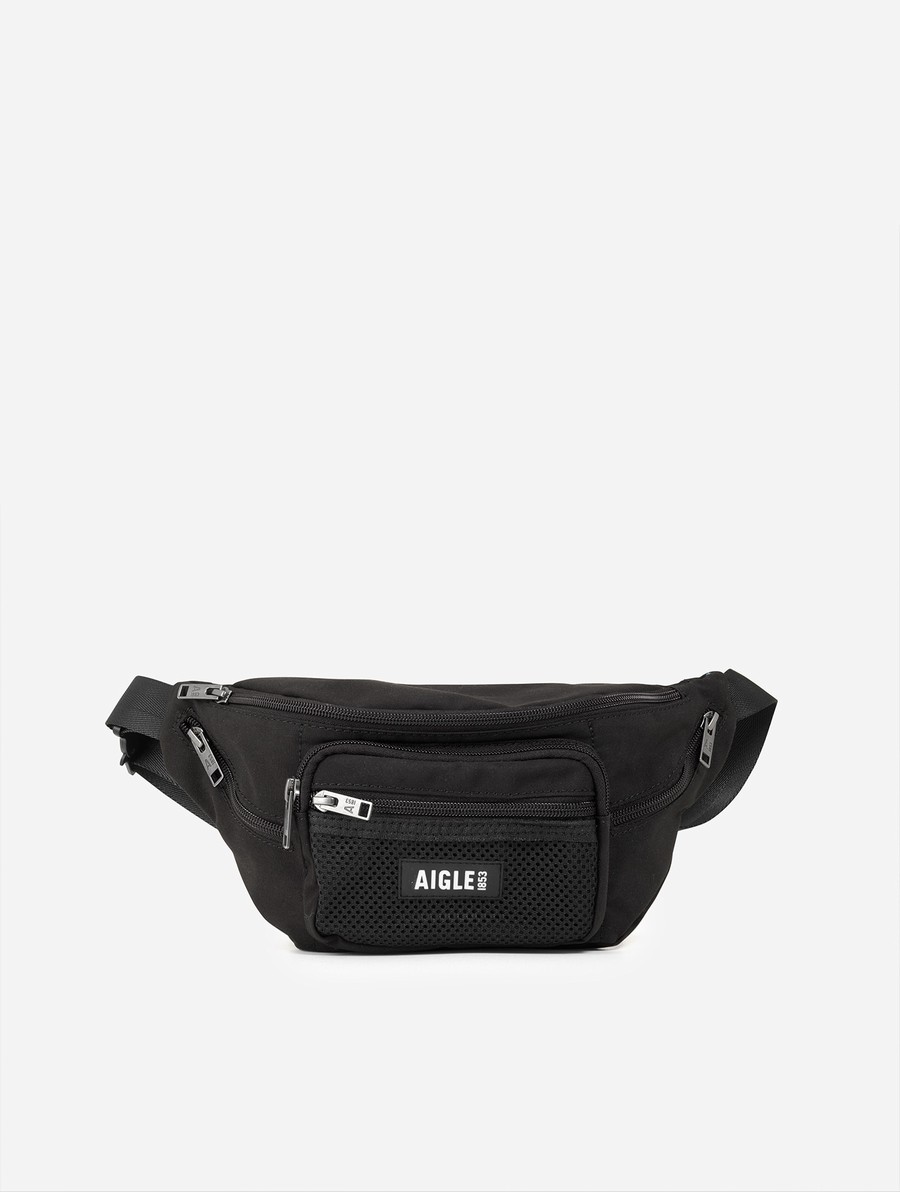 Aigle Klassieke Heuptas Heren Zwart | AB575