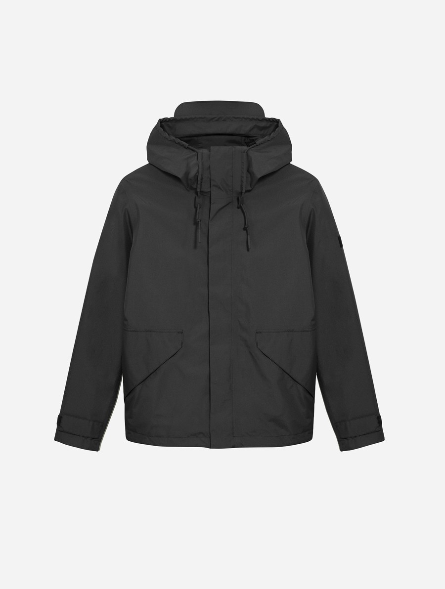 Aigle Kort Met Capuchon Gore-tex Jassen Heren Zwart | MC227