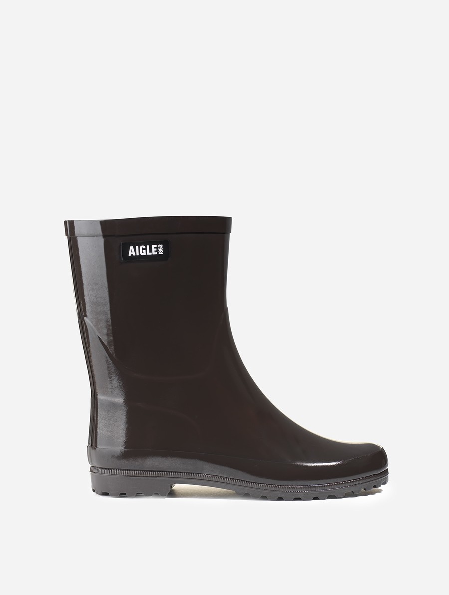 Aigle Lak Ankle Regenlaarzen Dames Bruin | RJ324