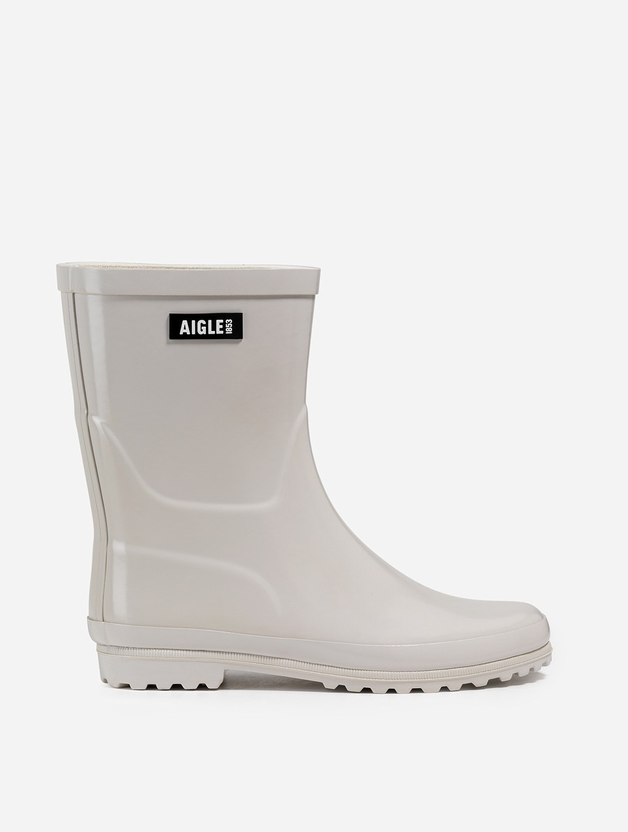 Aigle Lak Ankle Regenlaarzen Dames Wit | XE717