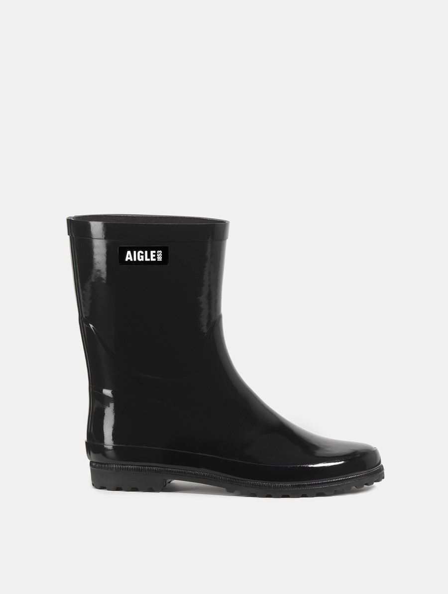 Aigle Lak Ankle Regenlaarzen Dames Zwart | GI329