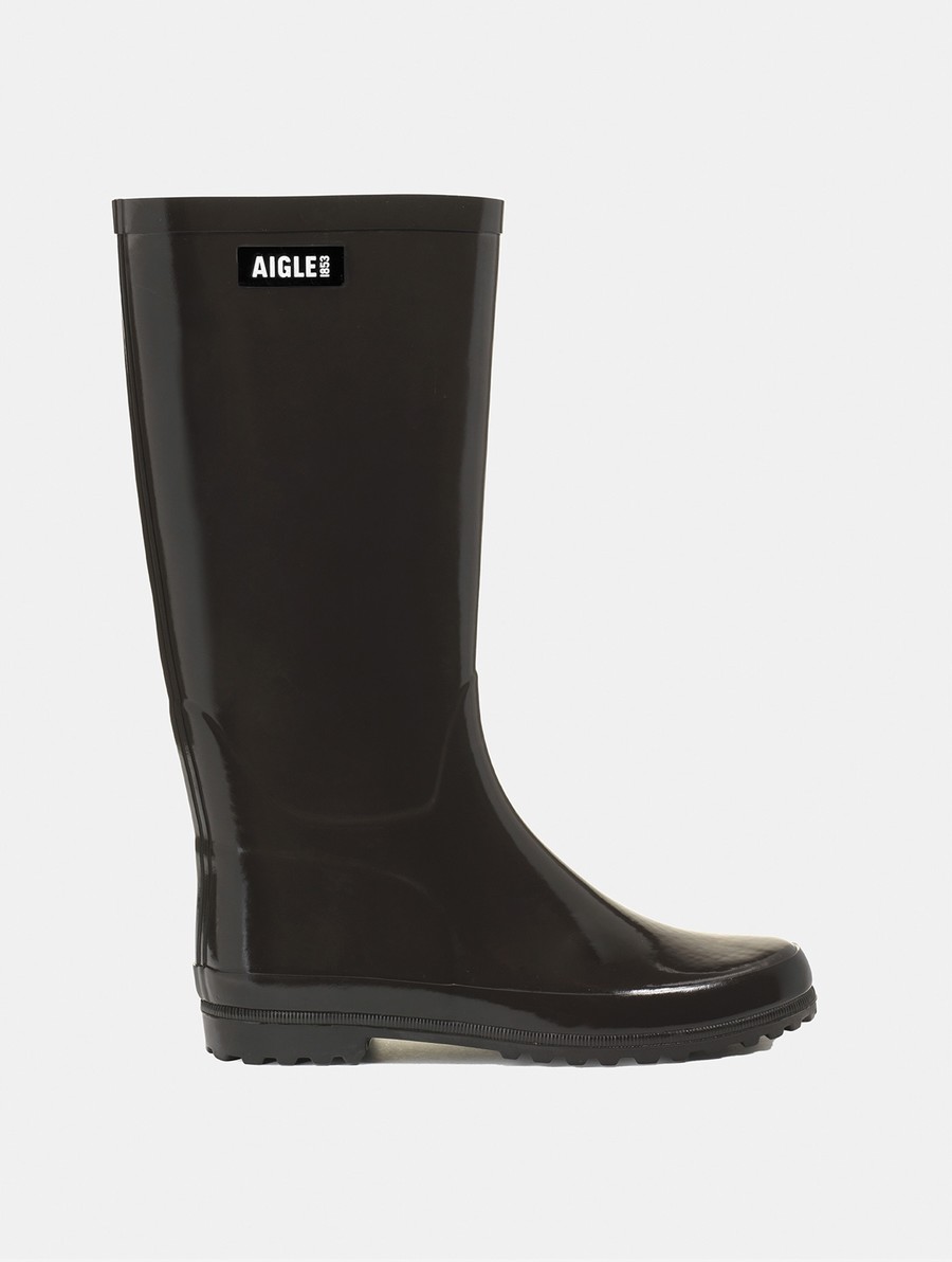 Aigle Lak Regenlaarzen Dames Koffie | YW299