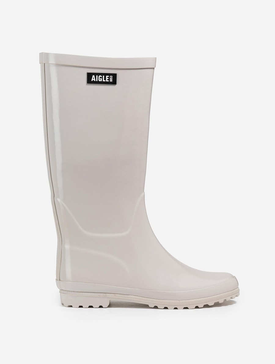 Aigle Lak Regenlaarzen Dames Wit | XB164