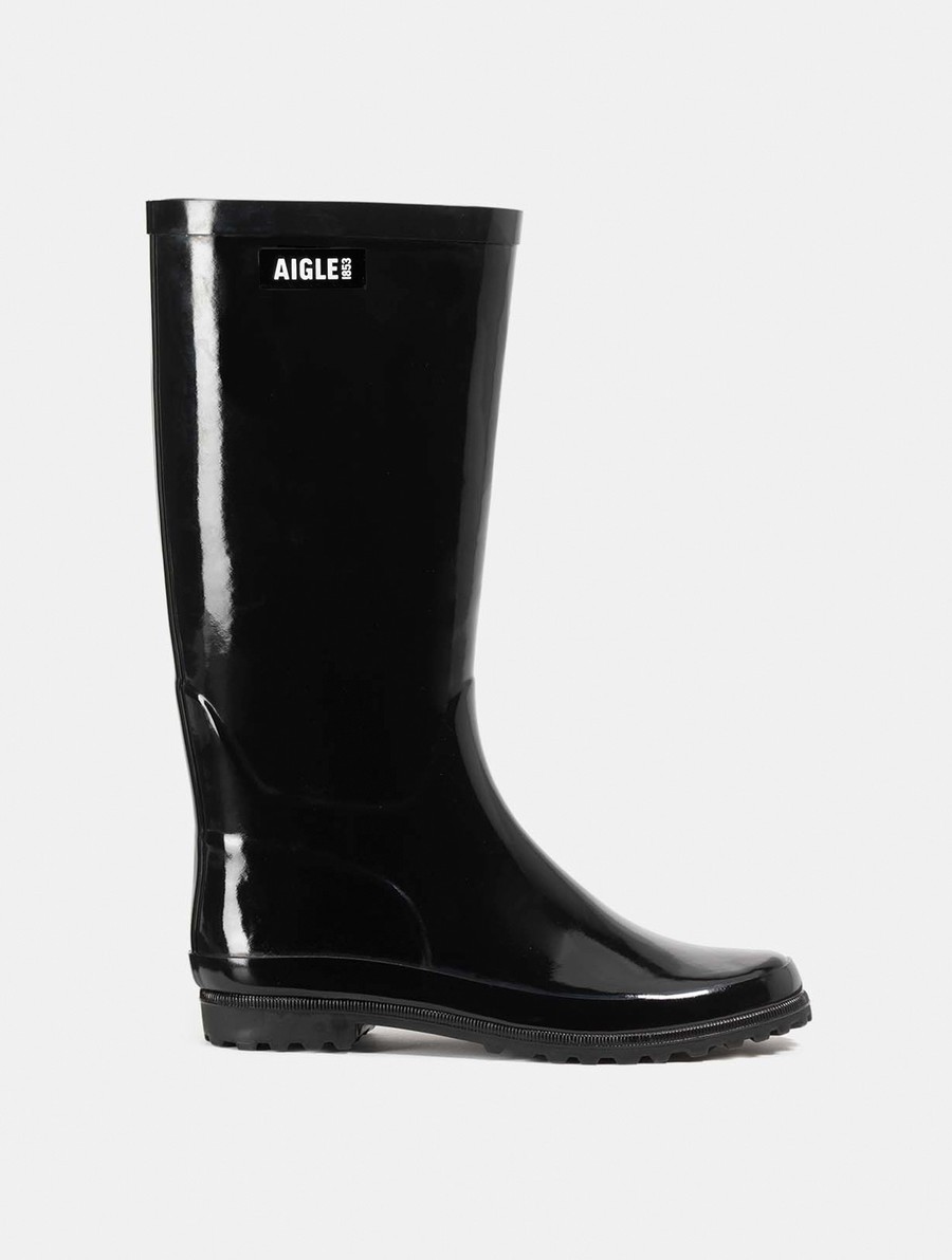 Aigle Lak Regenlaarzen Dames Zwart | FG618