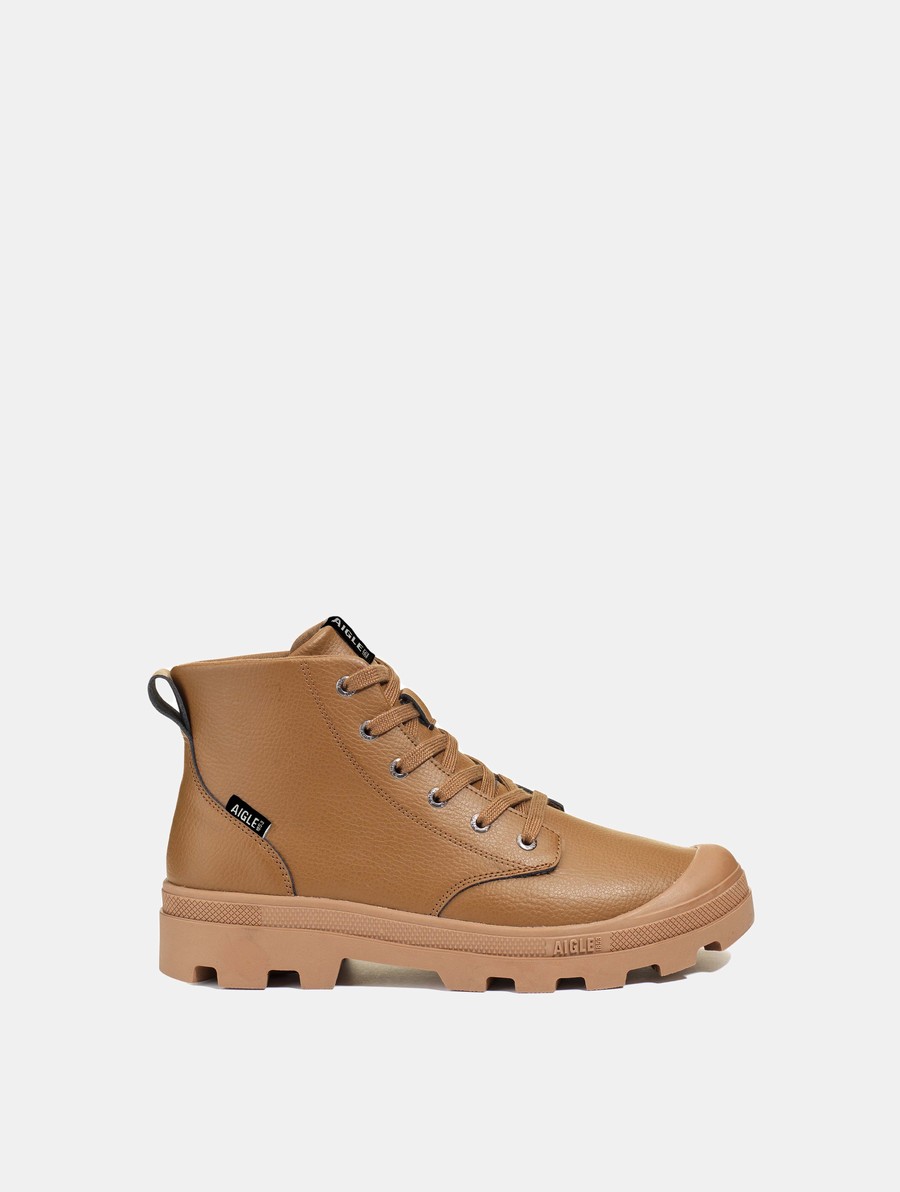 Aigle Leren Wandelschoenen Dames Bruin | LQ786