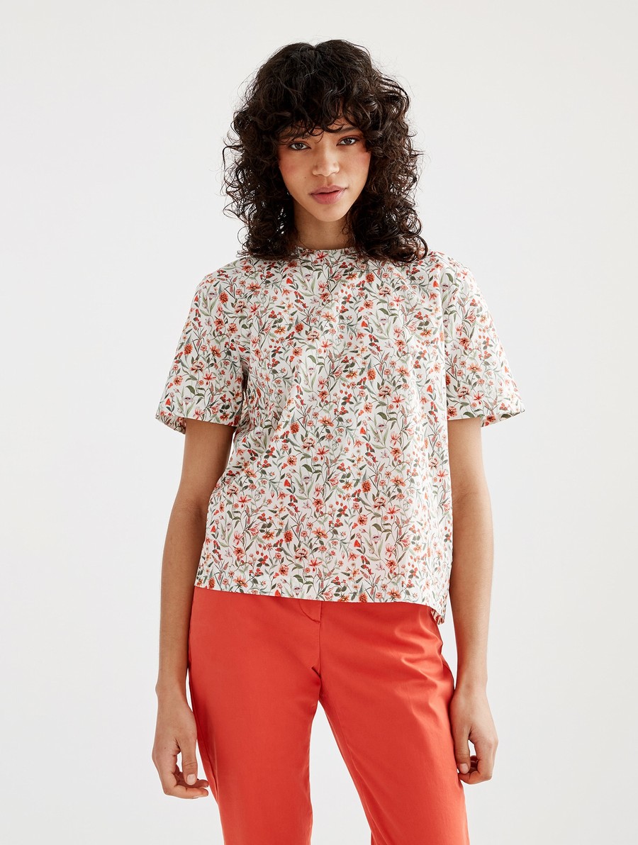 Aigle Liberty London Kort-sleeved T-shirts Dames Gekleurd | TQ600