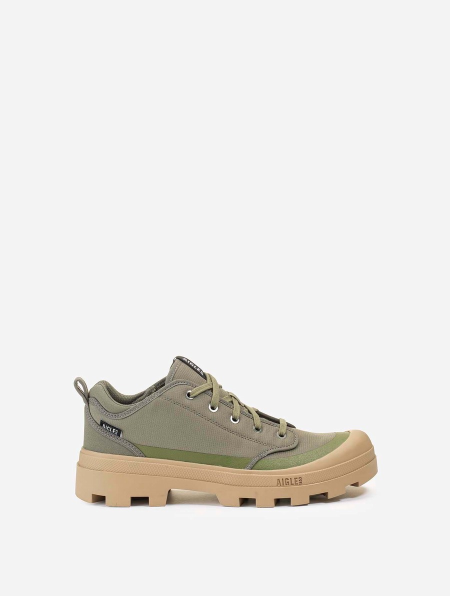 Aigle Low-rise Version Of The Iconic Wandelschoenen Dames Olijfgroen | TC104