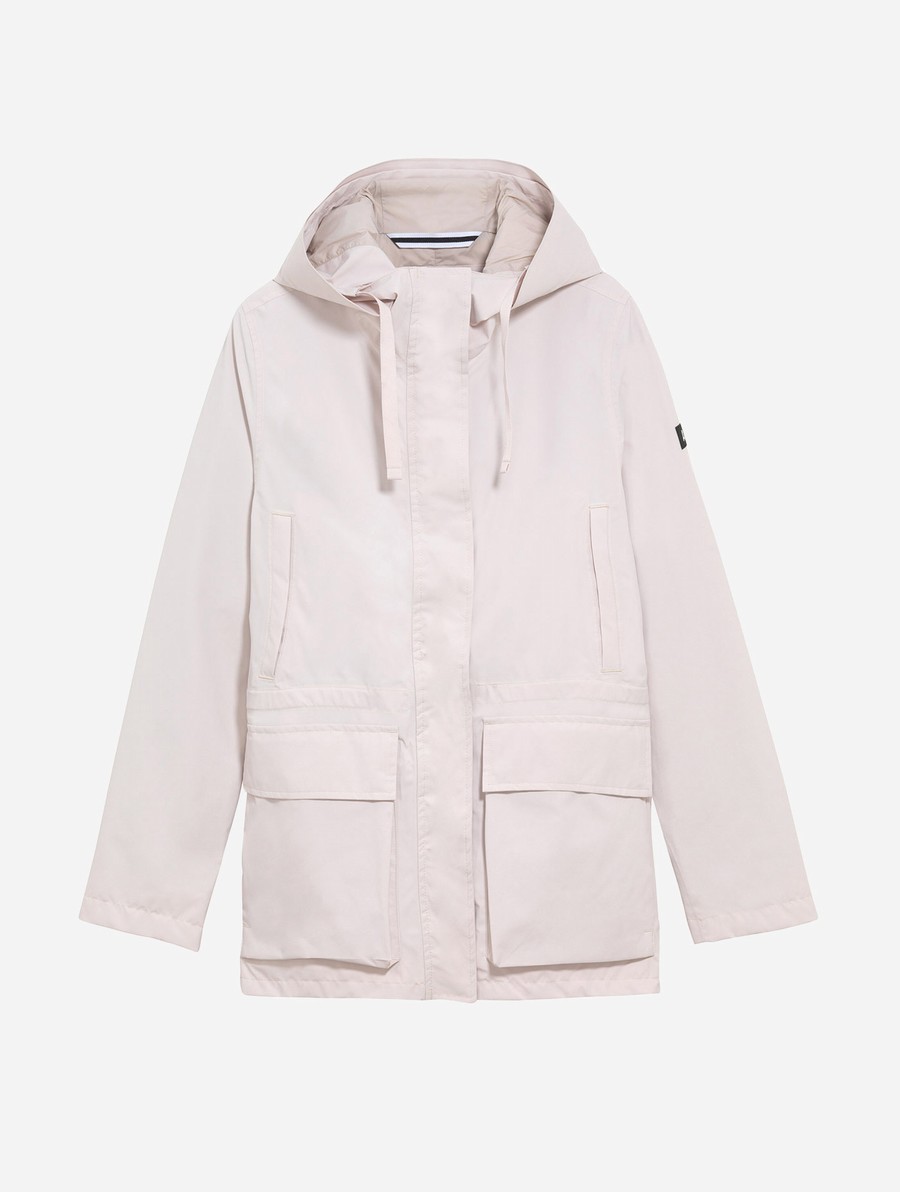 Aigle Mid-length Mtd Parka Dames Wit | VG932
