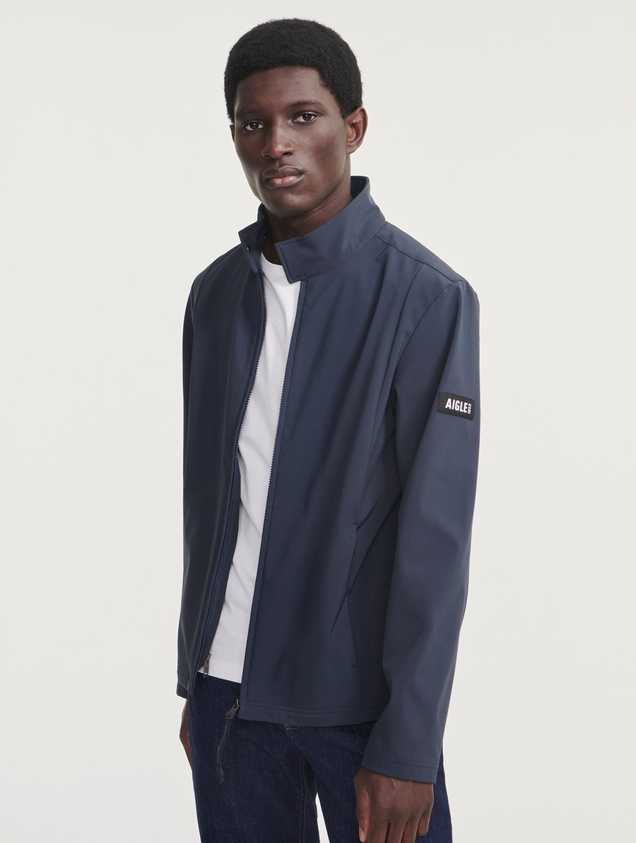 Aigle Mid-length Softshell 2 In 1 Jassen Heren Donkerblauw | BI991