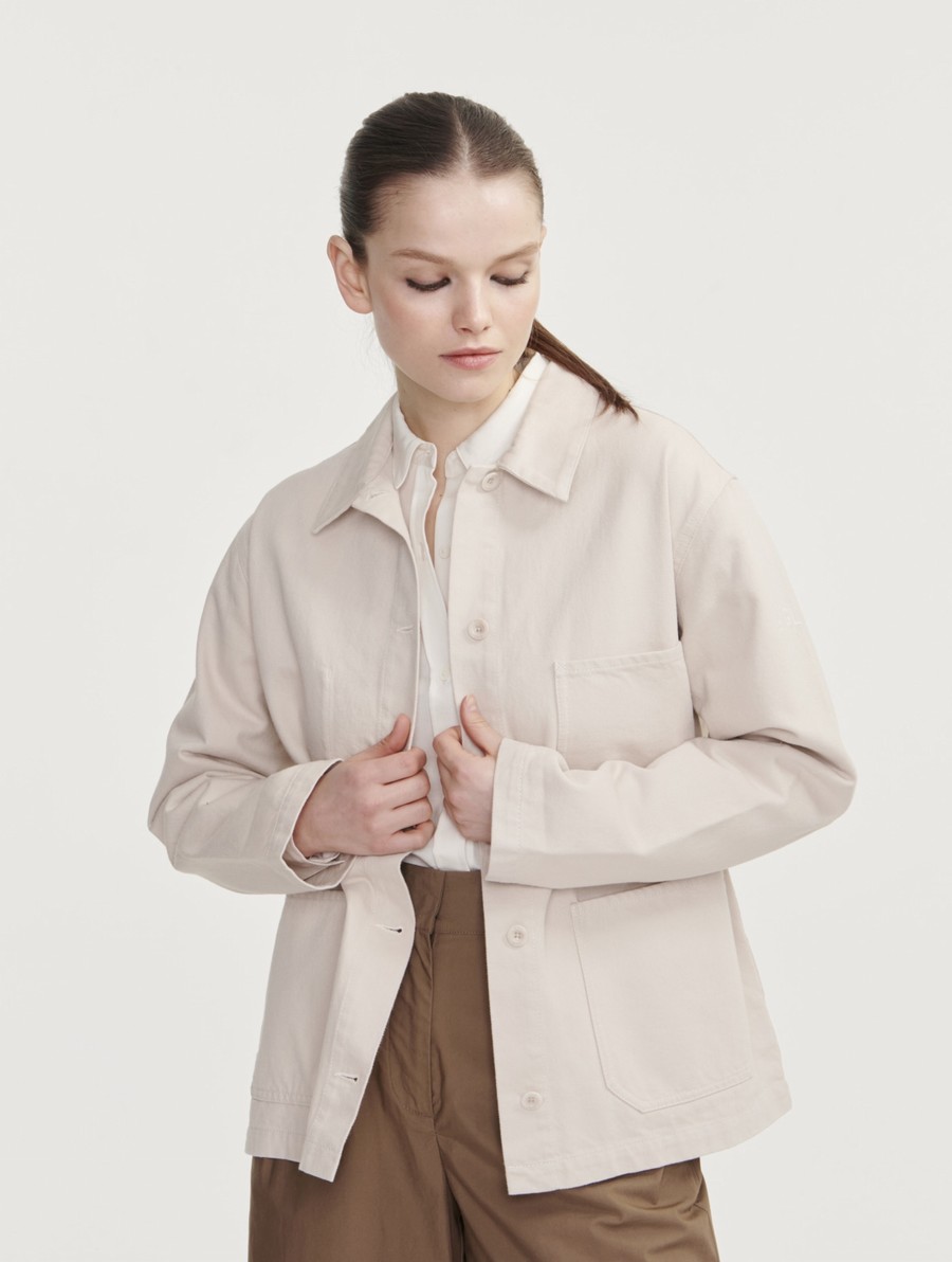 Aigle Mid-length Workwear Jassen Dames Wit | VB371