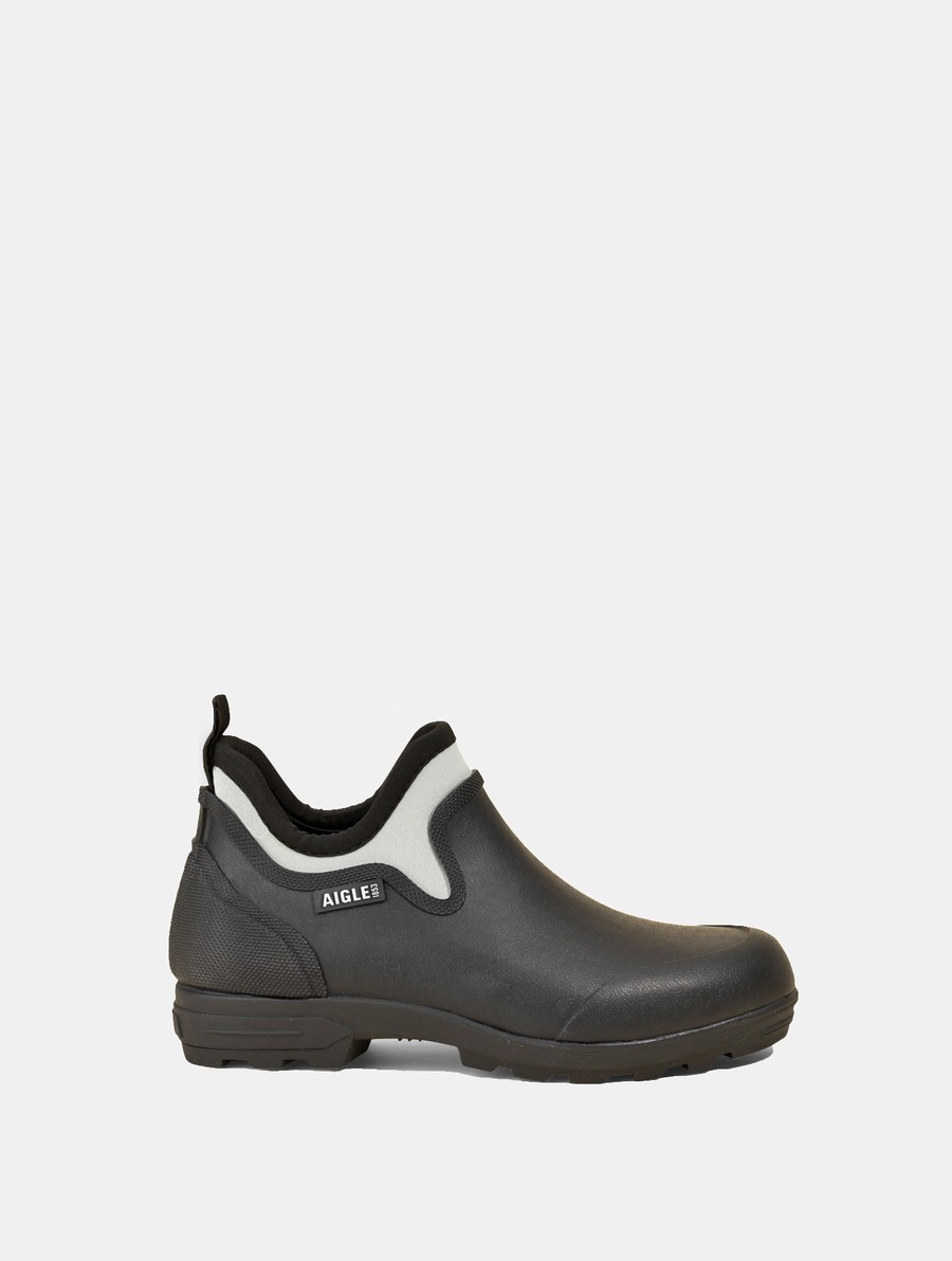 Aigle Mixed Fabric Klompen Dames Zwart | JR159