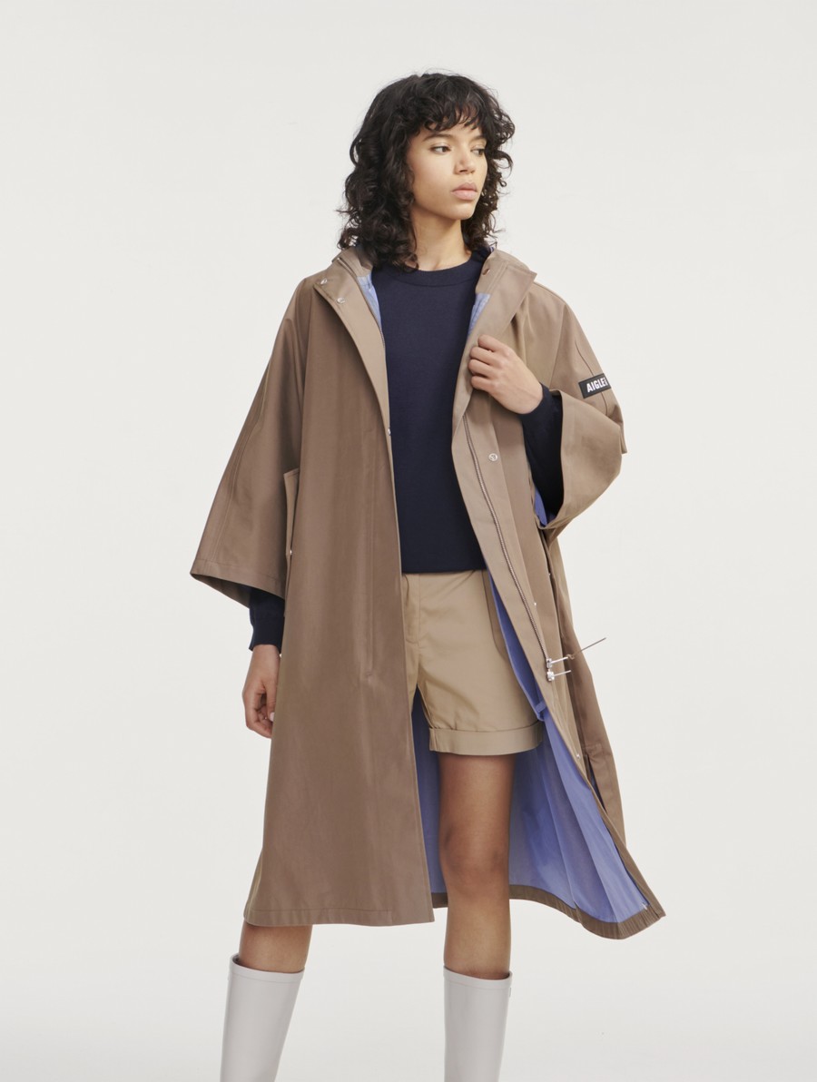 Aigle Oversized Mtd Parka Dames Bruin | ET573