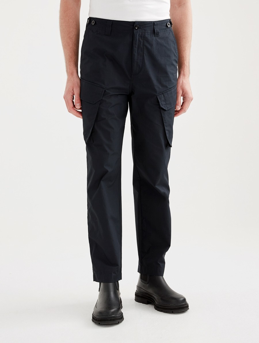 Aigle Poplin Cargo Broek Heren Zwart | QM172