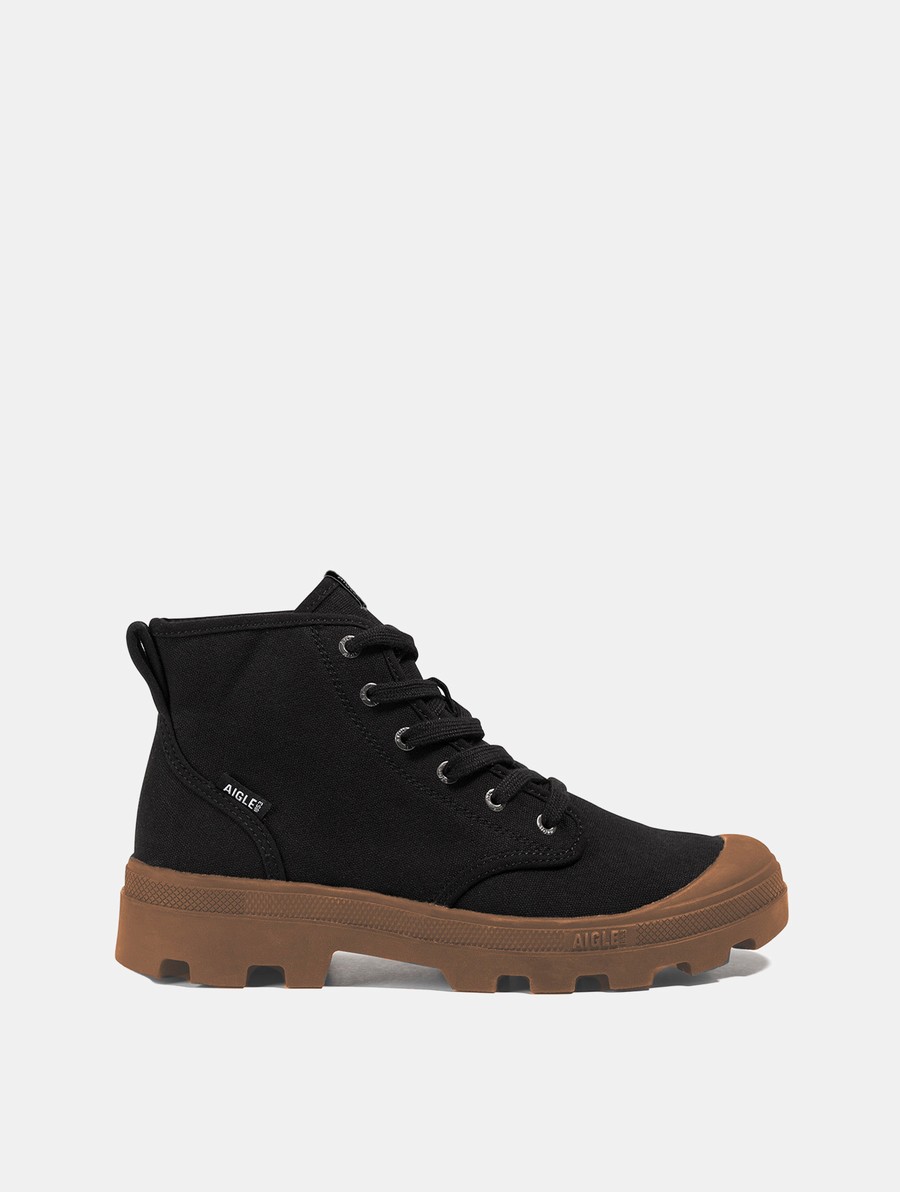 Aigle Recycled Katoenen Wandelschoenen Dames Zwart | YR427