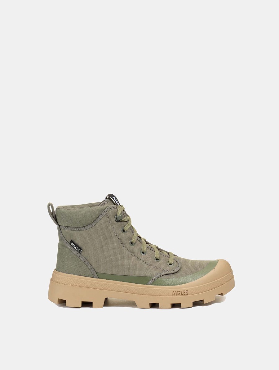 Aigle Recycled Polyester Wandelschoenen Heren Olijfgroen | LO751