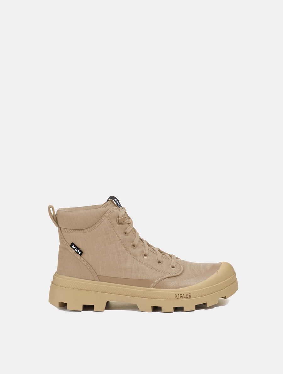 Aigle Recycled Polyester Wandelschoenen Heren Beige | NN627