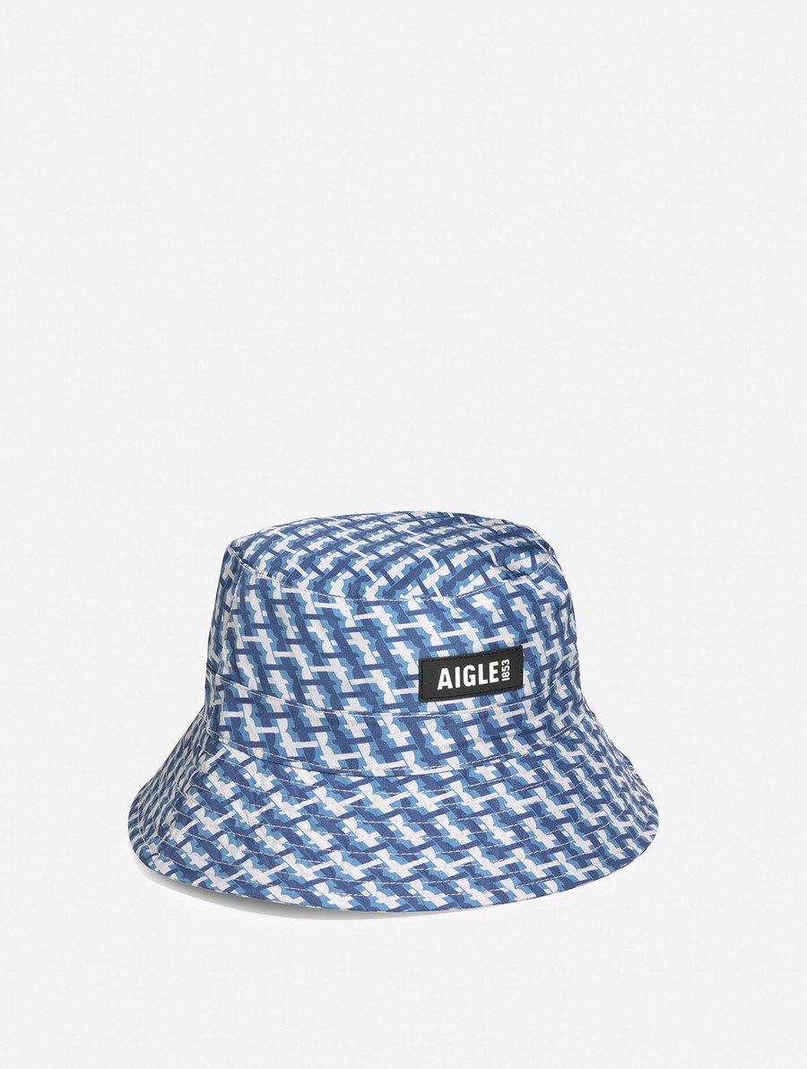 Aigle Reversible Bucket Hoed Heren Blauw | NS934