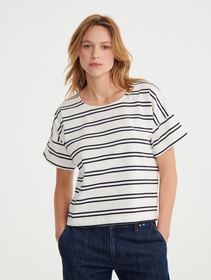 Aigle Sailor's T-shirts Dames Wit | NT630