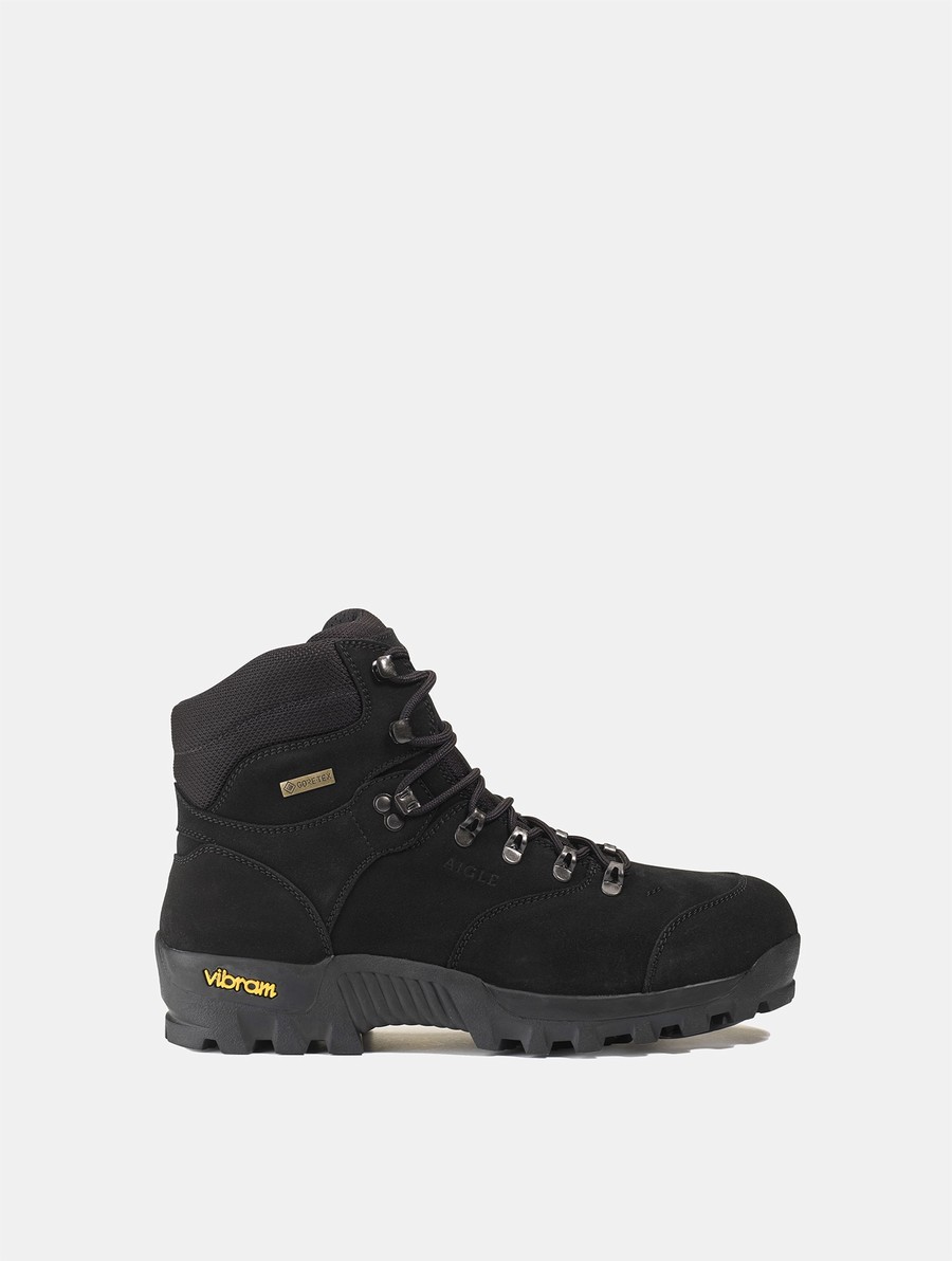 Aigle The High-performance Wandellaarzen Heren Zwart | UT132
