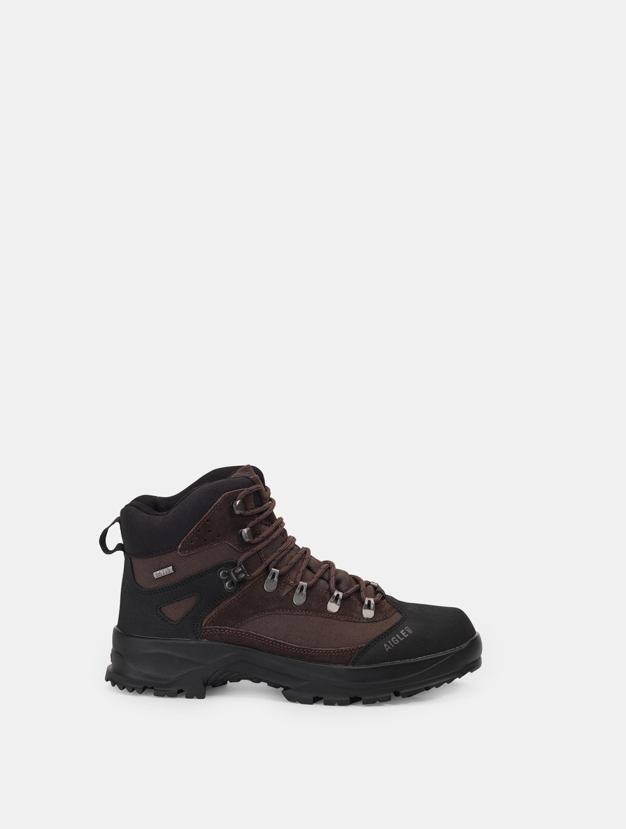 Aigle The Mtd And Ademend High-cut Wandellaarzen Heren Donkerbruin | HH234