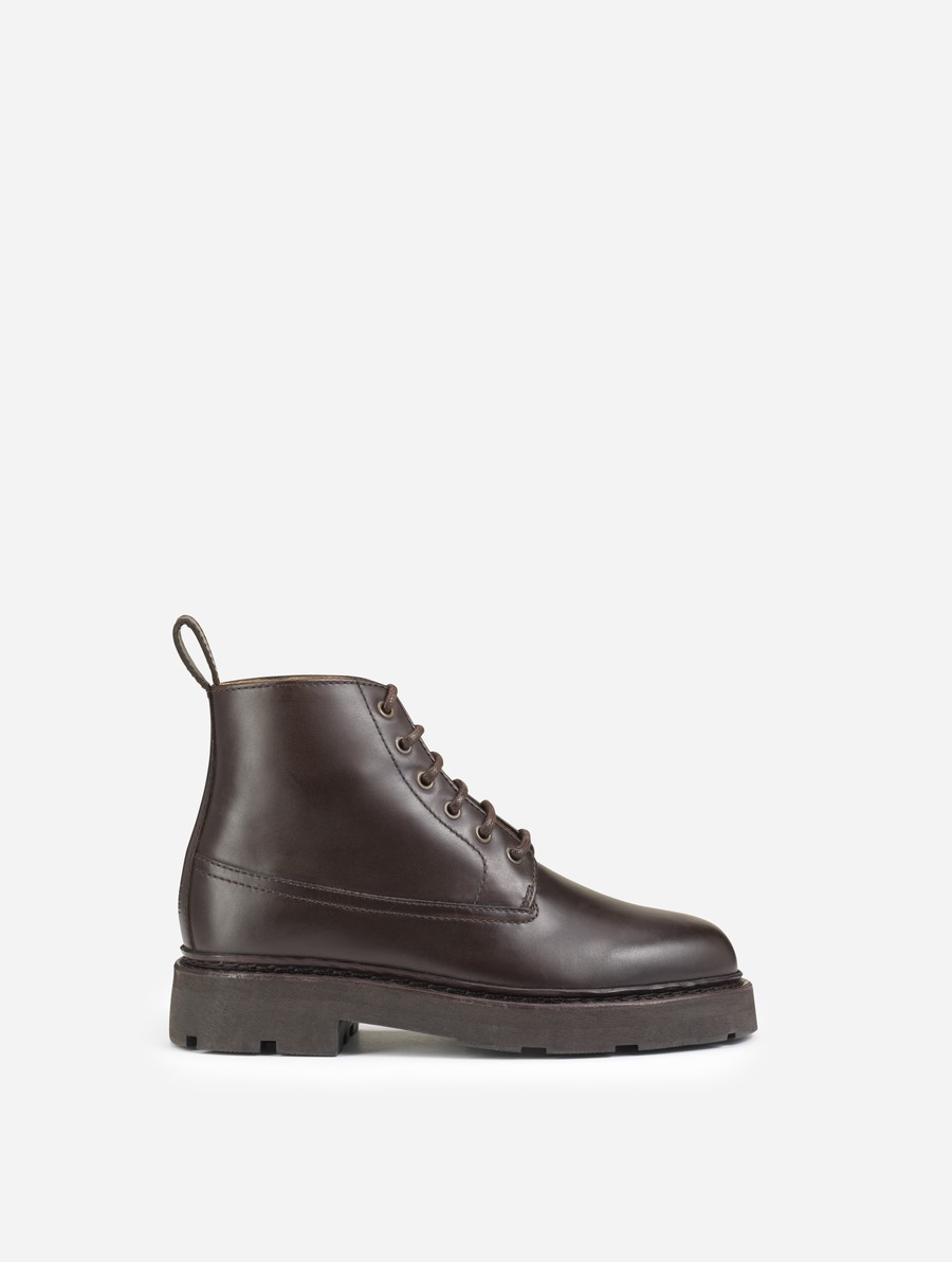 Aigle The Norwegian-stitched Leren Woestijnlaarzen Dames Donkerbruin | XP327