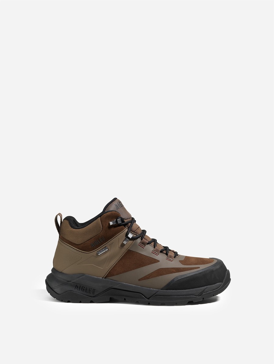 Aigle The Ultra-light With Waterdichte Membrane Wandellaarzen Heren Bruin | YJ290