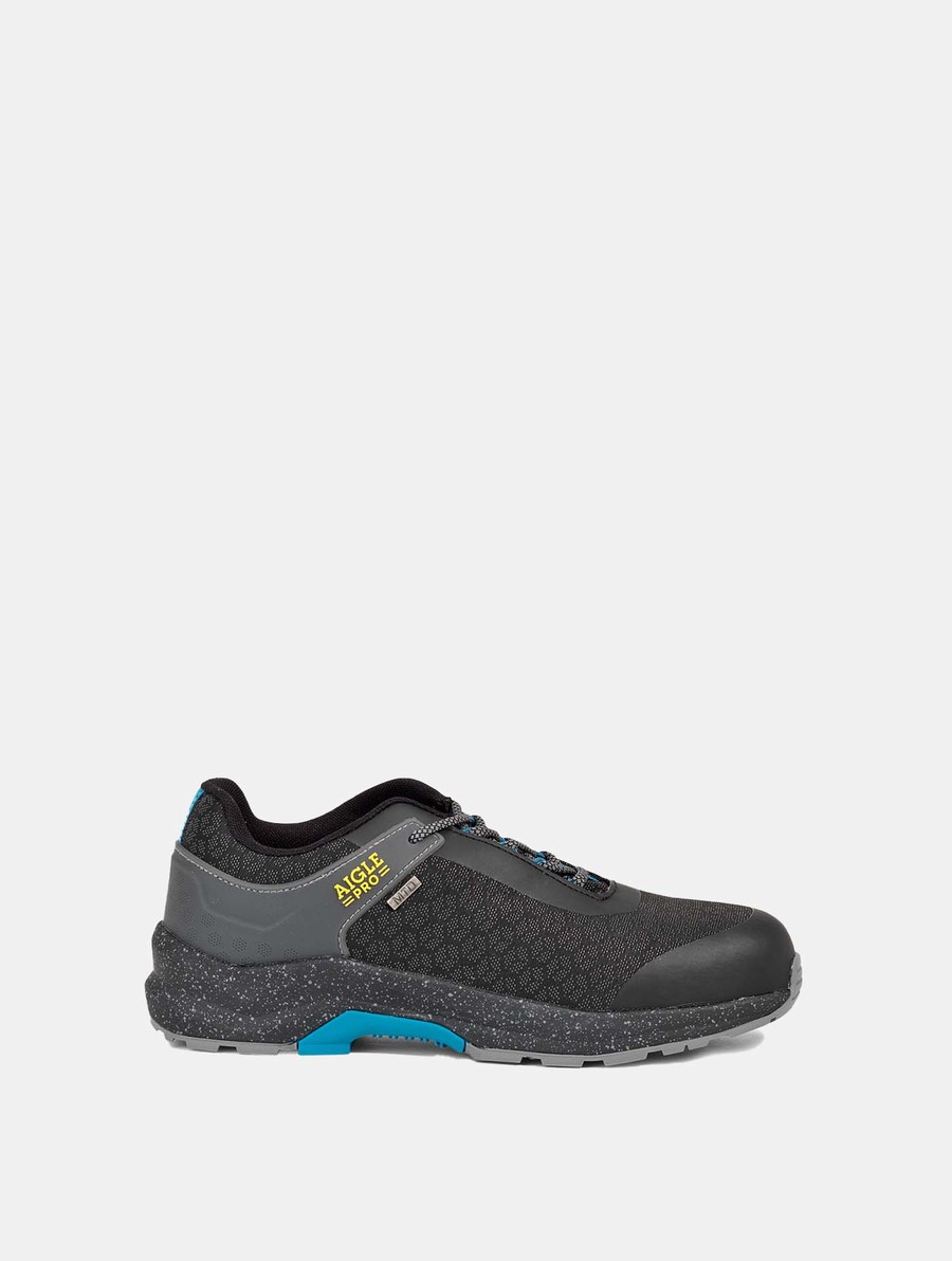 Aigle The Waterdichte Trainer Veiligheidsschoenen Heren Zwart | QG362