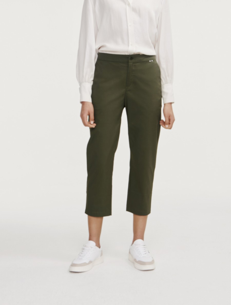 Aigle Twill Coolmax Broek Dames Groen | KN743