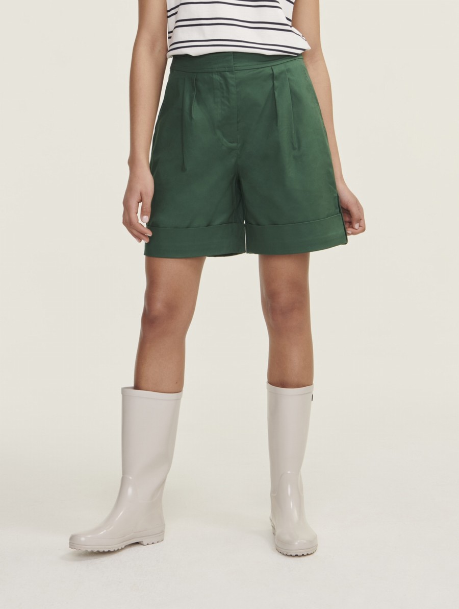 Aigle With Brede Cuffs Badebukse Dames Groen | IJ139